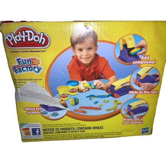 Play-Doh Play Set- FUN FACTORY— squeeze & mold shapes - Picture 10 of 10
